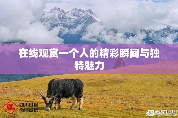 在线观赏一个人的精彩瞬间与独特魅力