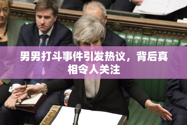 男男打斗事件引发热议，背后真相令人关注