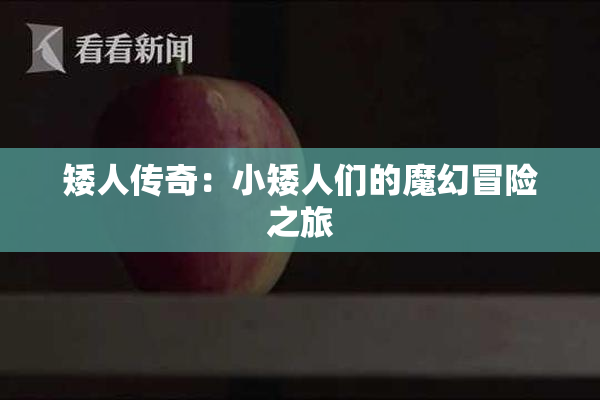矮人传奇：小矮人们的魔幻冒险之旅