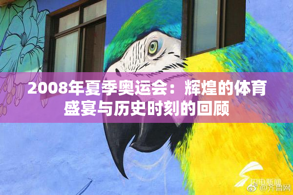 2008年夏季奥运会：辉煌的体育盛宴与历史时刻的回顾