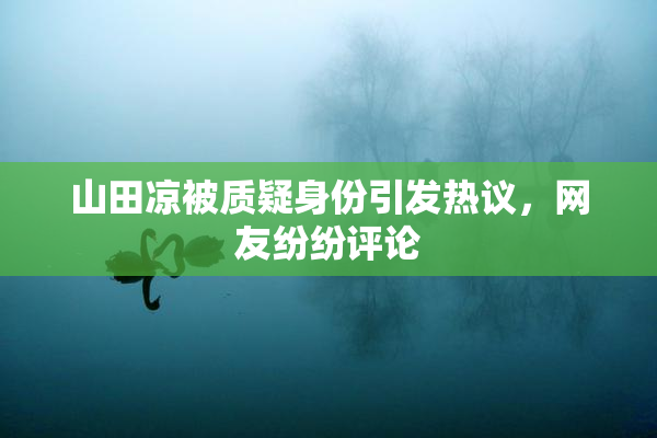 山田凉被质疑身份引发热议，网友纷纷评论