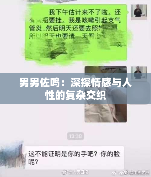 男男佐鸣：深探情感与人性的复杂交织