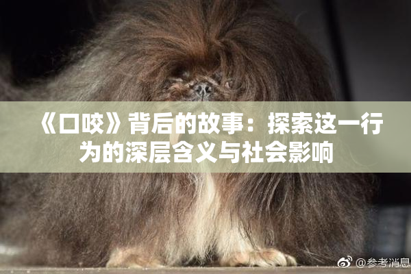 《口咬》背后的故事：探索这一行为的深层含义与社会影响