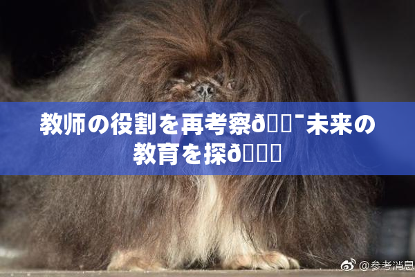 教师の役割を再考察🔯未来の教育を探🌃
