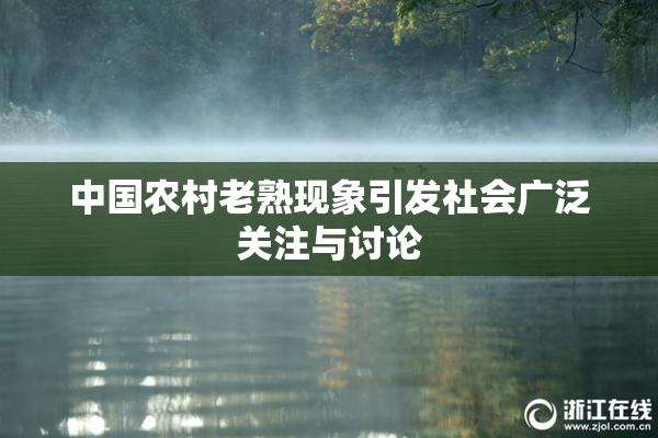 中国农村老熟现象引发社会广泛关注与讨论