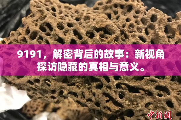 9191，解密背后的故事：新视角探访隐藏的真相与意义。