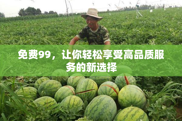 免费99，让你轻松享受高品质服务的新选择