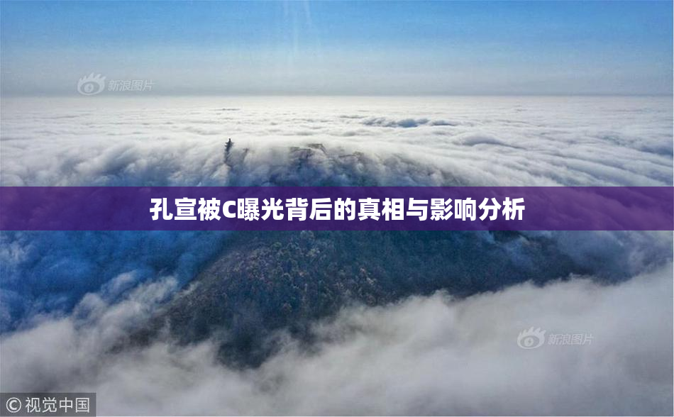 孔宣被C曝光背后的真相与影响分析