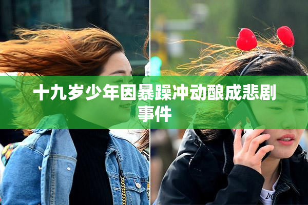 十九岁少年因暴躁冲动酿成悲剧事件