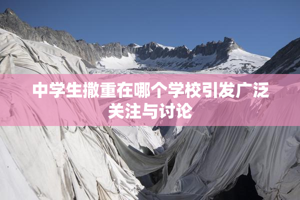 中学生撒重在哪个学校引发广泛关注与讨论