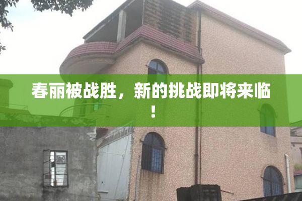 春丽被战胜，新的挑战即将来临！
