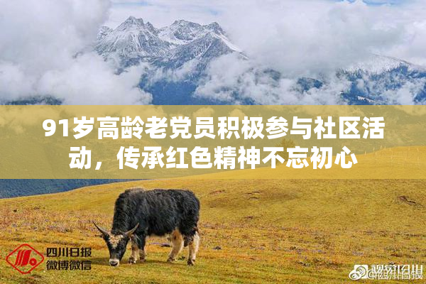 91岁高龄老党员积极参与社区活动，传承红色精神不忘初心