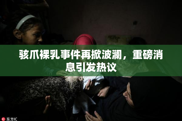 骇爪裸乳事件再掀波澜，重磅消息引发热议