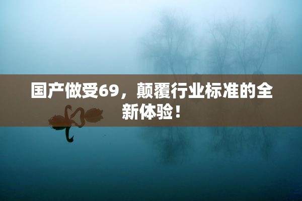 国产做受69，颠覆行业标准的全新体验！