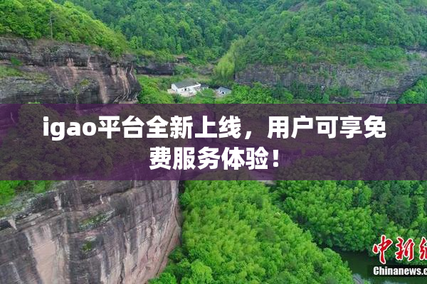 igao平台全新上线，用户可享免费服务体验！