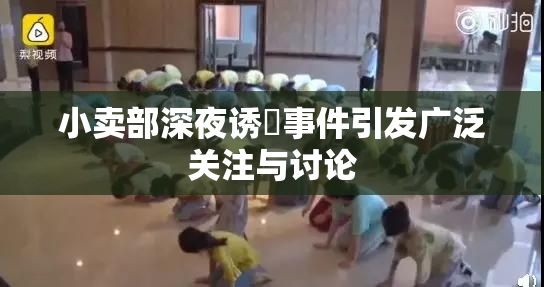 小卖部深夜诱奷事件引发广泛关注与讨论