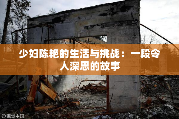 少妇陈艳的生活与挑战：一段令人深思的故事