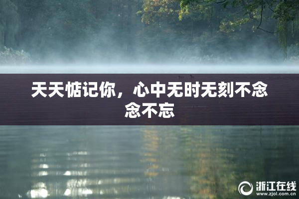 天天惦记你，心中无时无刻不念念不忘
