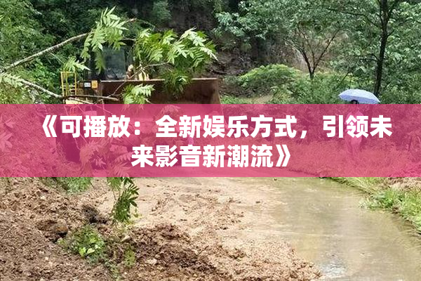 《可播放：全新娱乐方式，引领未来影音新潮流》