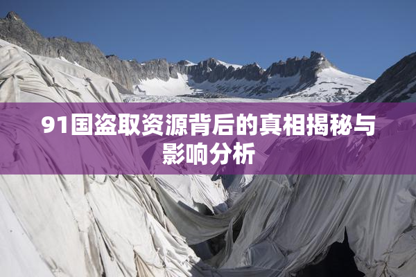 91国盗取资源背后的真相揭秘与影响分析