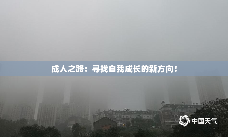 成人之路：寻找自我成长的新方向！