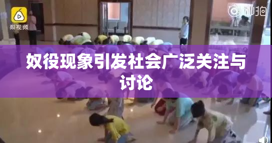 奴役现象引发社会广泛关注与讨论