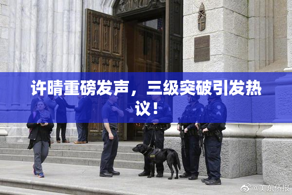 许晴重磅发声，三级突破引发热议！