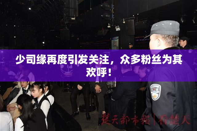少司缘再度引发关注，众多粉丝为其欢呼！
