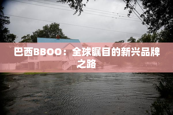 巴西BBOO：全球瞩目的新兴品牌之路
