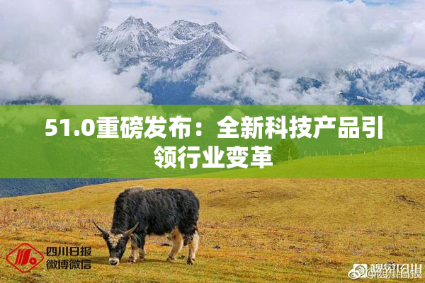 51.0重磅发布：全新科技产品引领行业变革