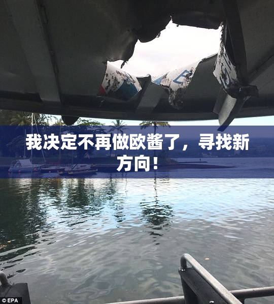 我决定不再做欧酱了，寻找新方向！