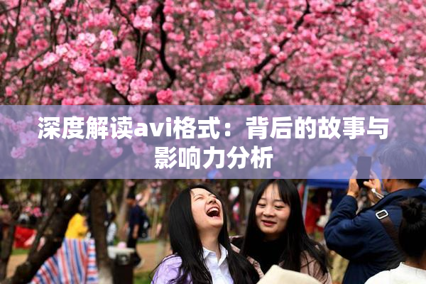 深度解读avi格式：背后的故事与影响力分析