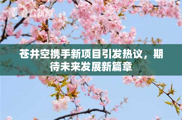 苍井空携手新项目引发热议，期待未来发展新篇章