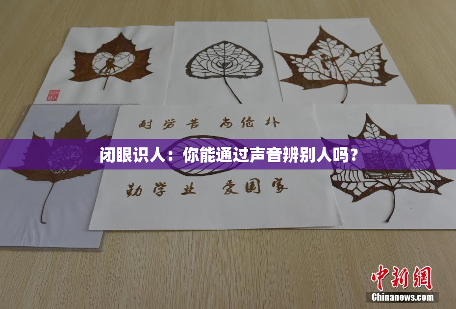 闭眼识人：你能通过声音辨别人吗？