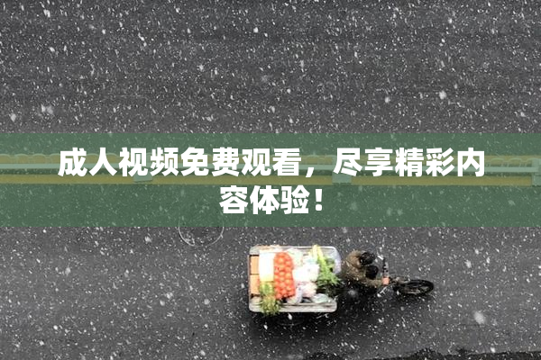 成人视频免费观看，尽享精彩内容体验！