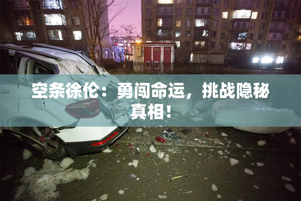 空条徐伦：勇闯命运，挑战隐秘真相！