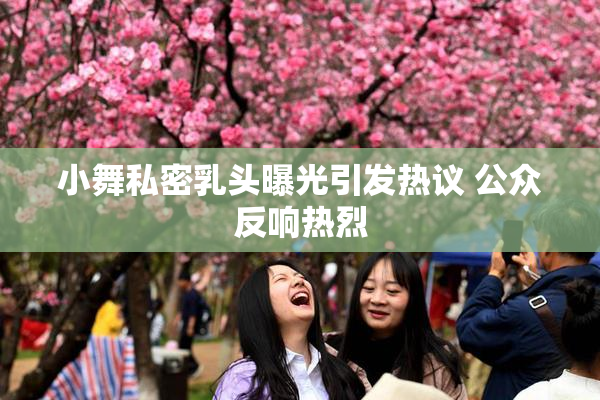 小舞私密乳头曝光引发热议 公众反响热烈