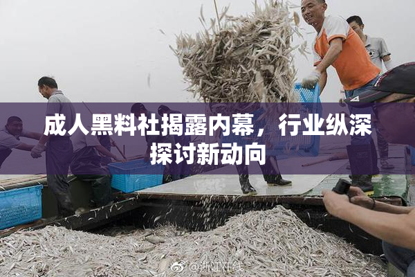 成人黑料社揭露内幕，行业纵深探讨新动向