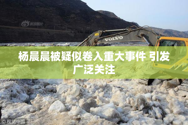 杨晨晨被疑似卷入重大事件 引发广泛关注