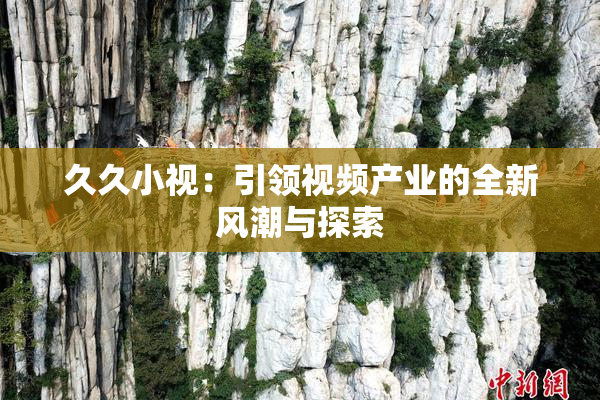 久久小视：引领视频产业的全新风潮与探索