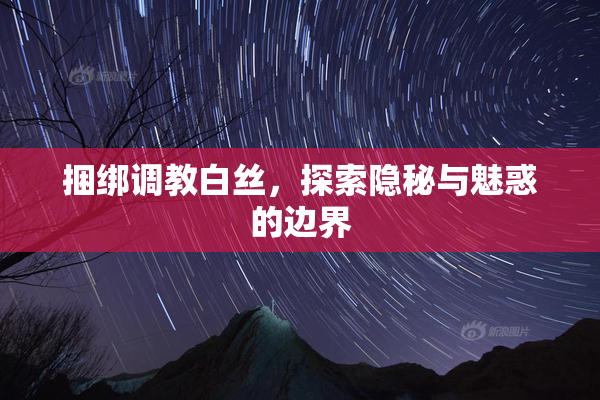 捆绑调教白丝，探索隐秘与魅惑的边界