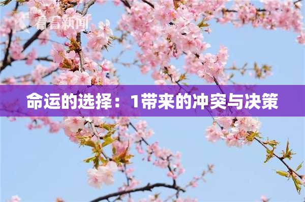 命运的选择：1带来的冲突与决策