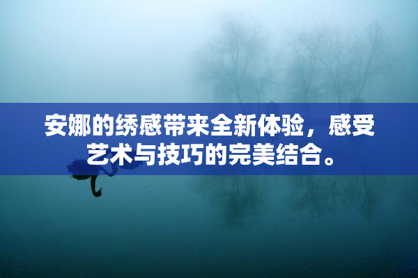 安娜的绣感带来全新体验，感受艺术与技巧的完美结合。