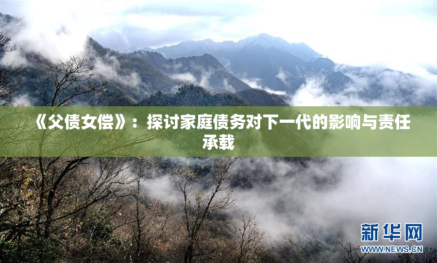 《父债女偿》：探讨家庭债务对下一代的影响与责任承载