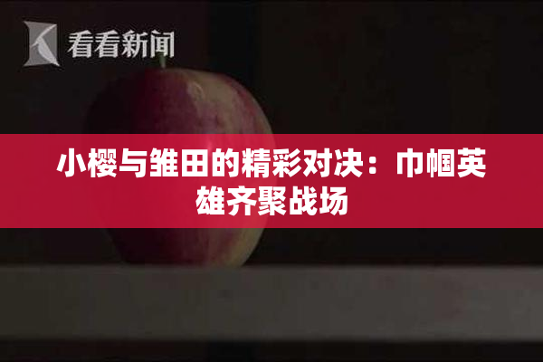 小樱与雏田的精彩对决：巾帼英雄齐聚战场