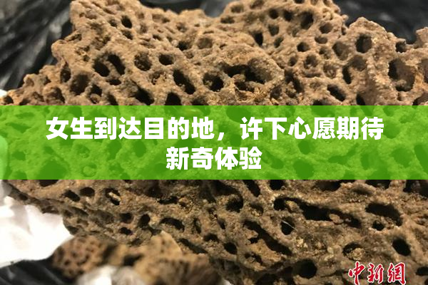 女生到达目的地，许下心愿期待新奇体验
