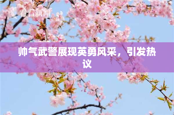 帅气武警展现英勇风采，引发热议