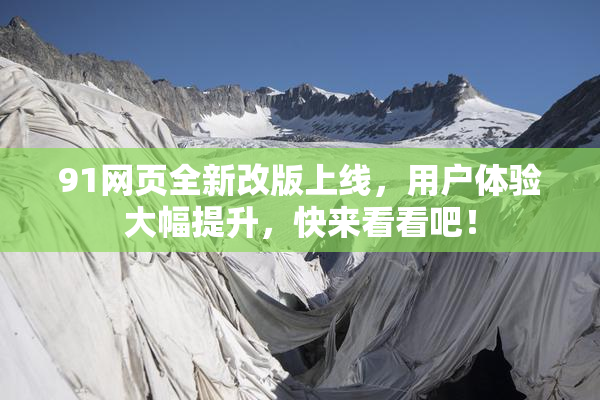 91网页全新改版上线，用户体验大幅提升，快来看看吧！