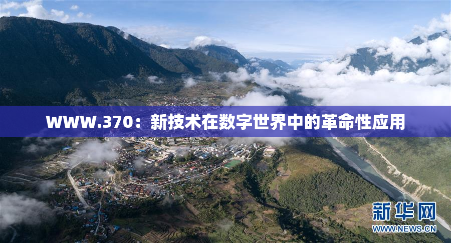 WWW.370：新技术在数字世界中的革命性应用