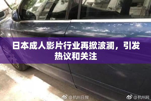 日本成人影片行业再掀波澜，引发热议和关注